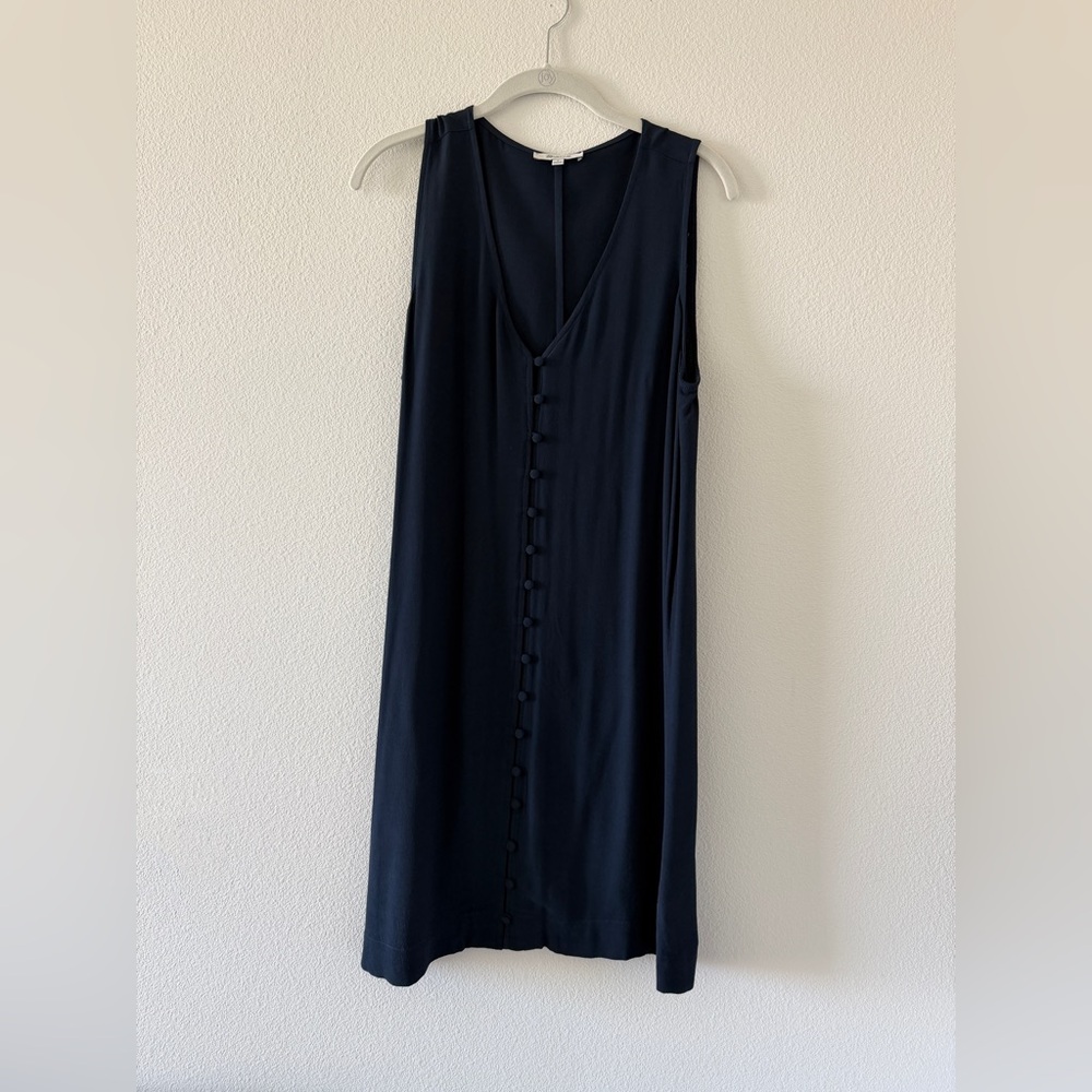 Madewell Navy Blue Sleeveless Mini Dress